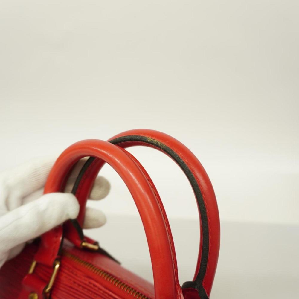 Louis Vuitton Red Epi Leather Speedy Satchel - Picture 14 of 16